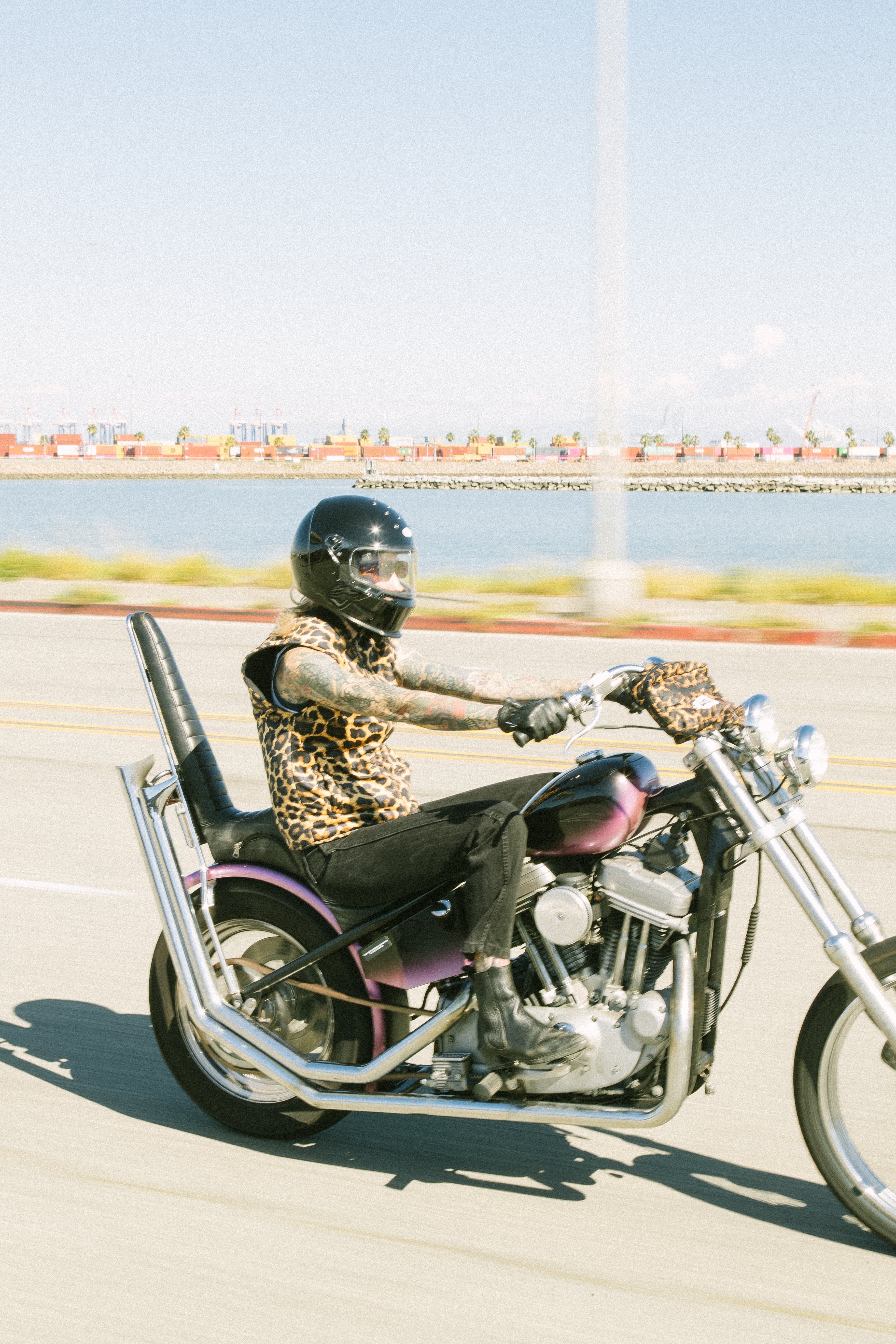 LEOPARD MOTORCYCLE VEST