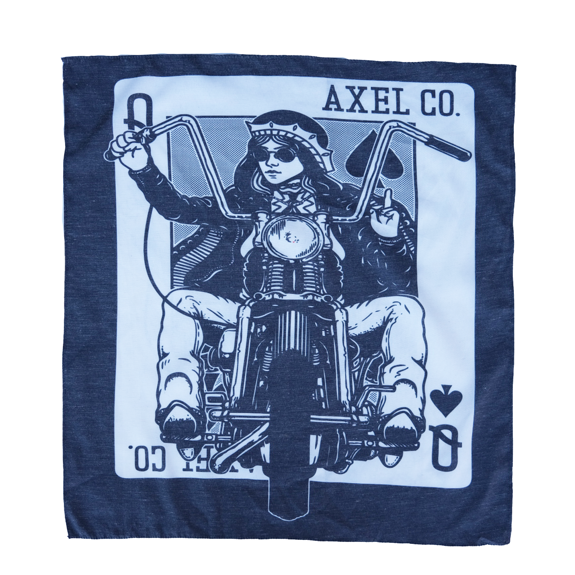 Queen Of Spades Motorcycle Bandana for Riders – AXEL CO.
