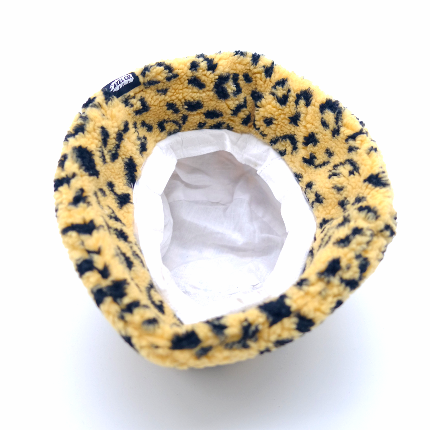Fuzzy Leopard Bucket Hat