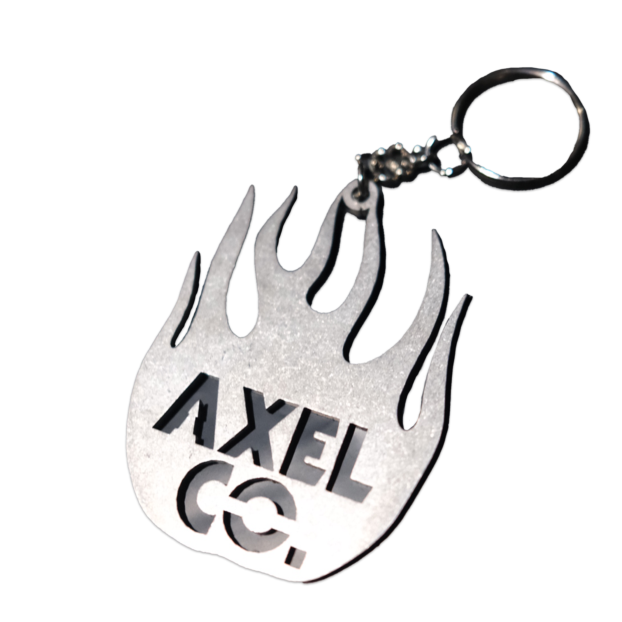 Axel Co Stainless Steel Keychain