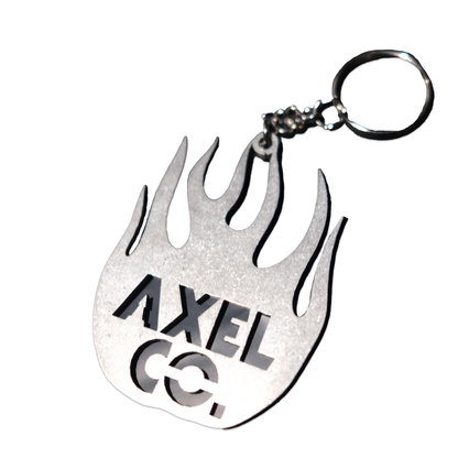 Axel Co Stainless Steel Keychain