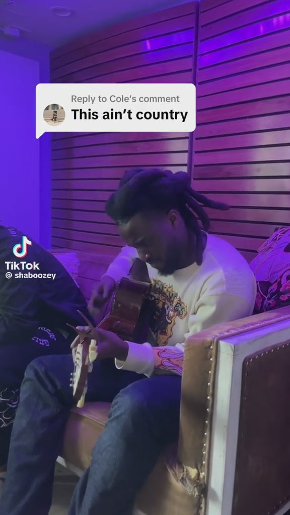 Shaboozy wearing Axel Co Cycles Thermal playing his viral song A Bar Song (Tipsy)