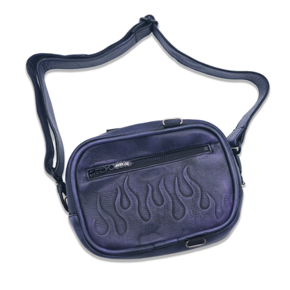 Axel Co Convertible Leather Crossbody Fanny Pack / Bar Bag