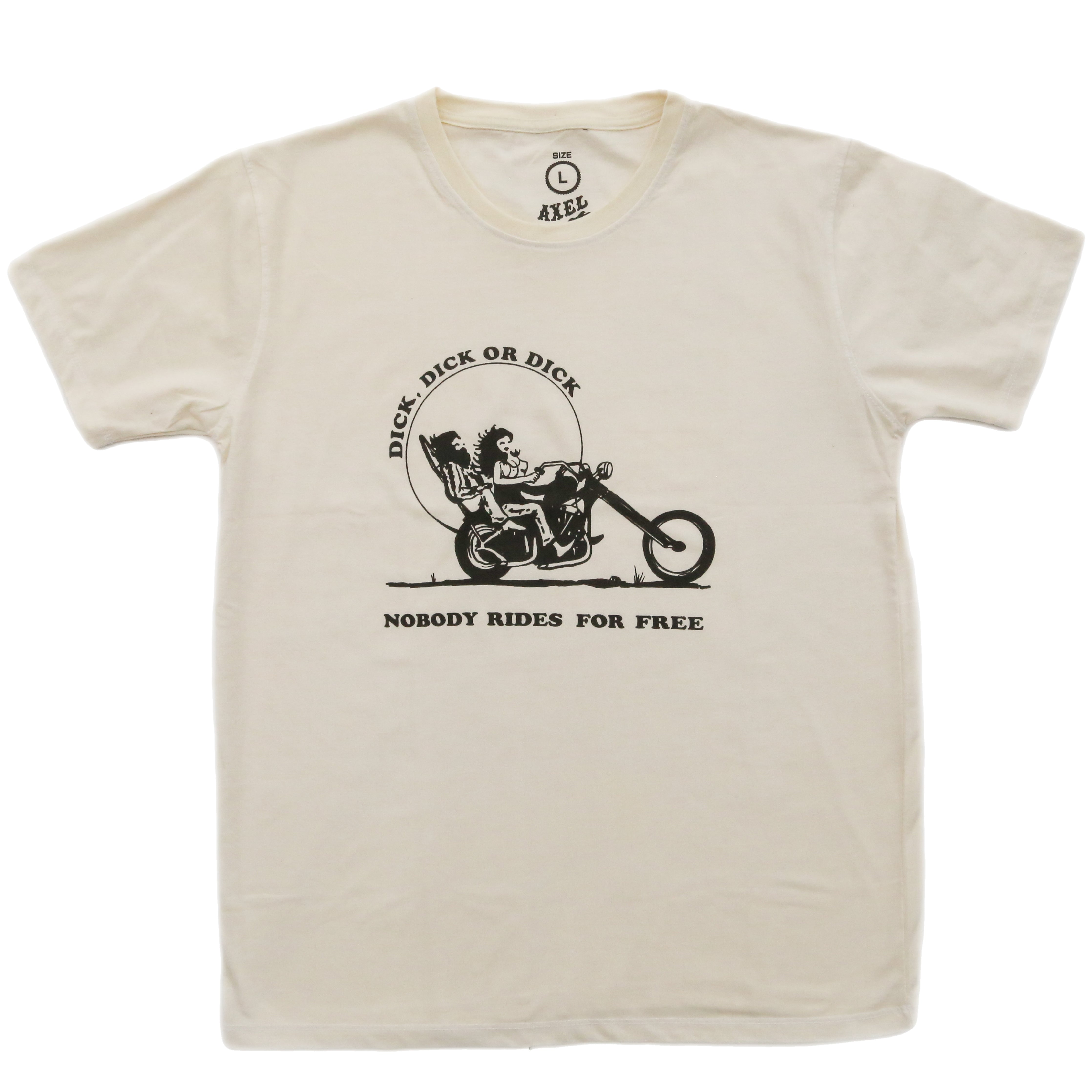 "NOBODY RIDES FOR FREE" TEE