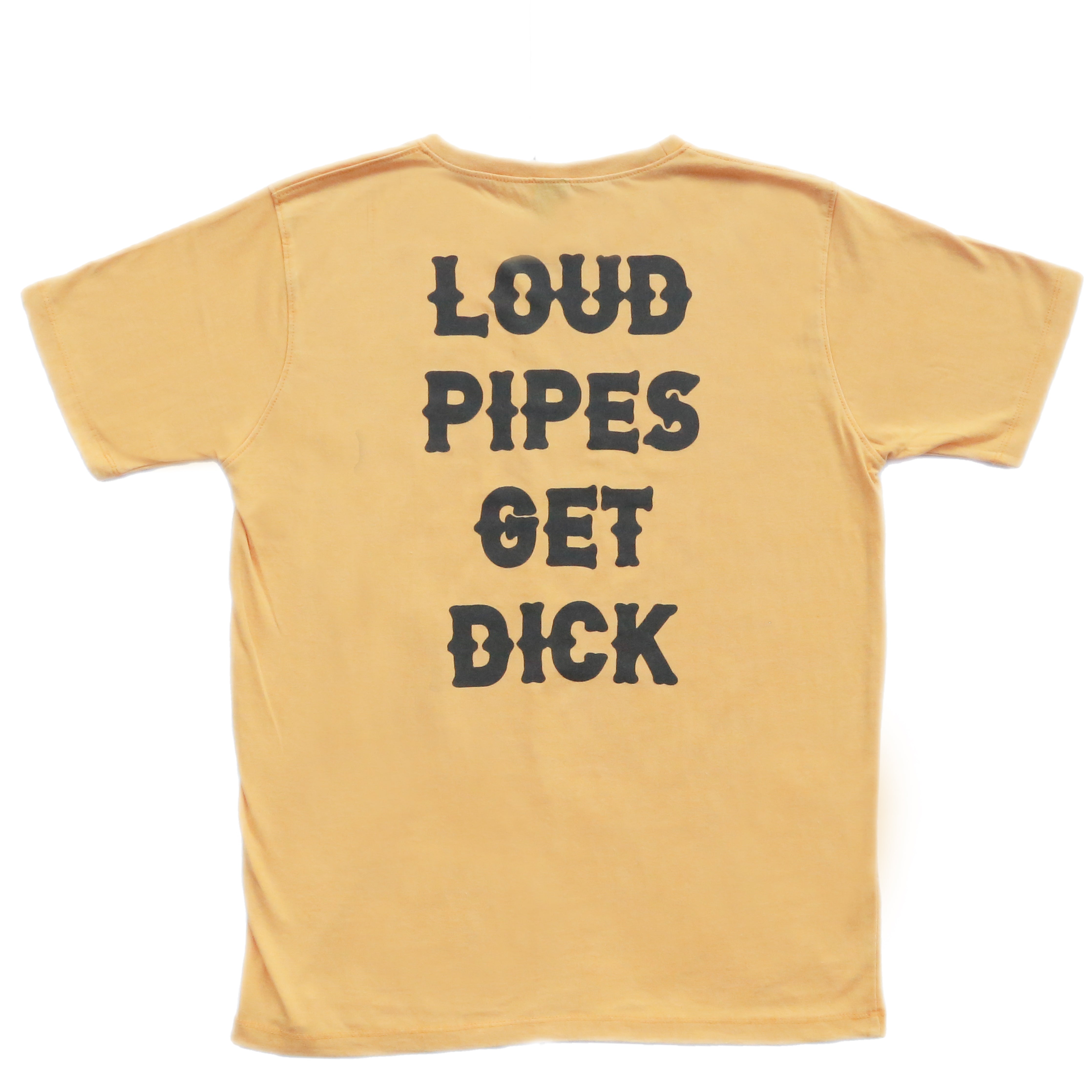 "LOUD PIPES GET DICK" TEE