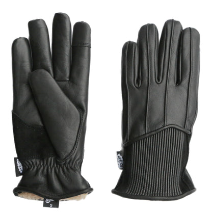 Axel Co Motorcycle Leather Waterproof Lined Gloves