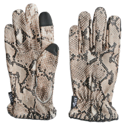 Axel Co Limited Release Snakeskin Motorcycle Gloves