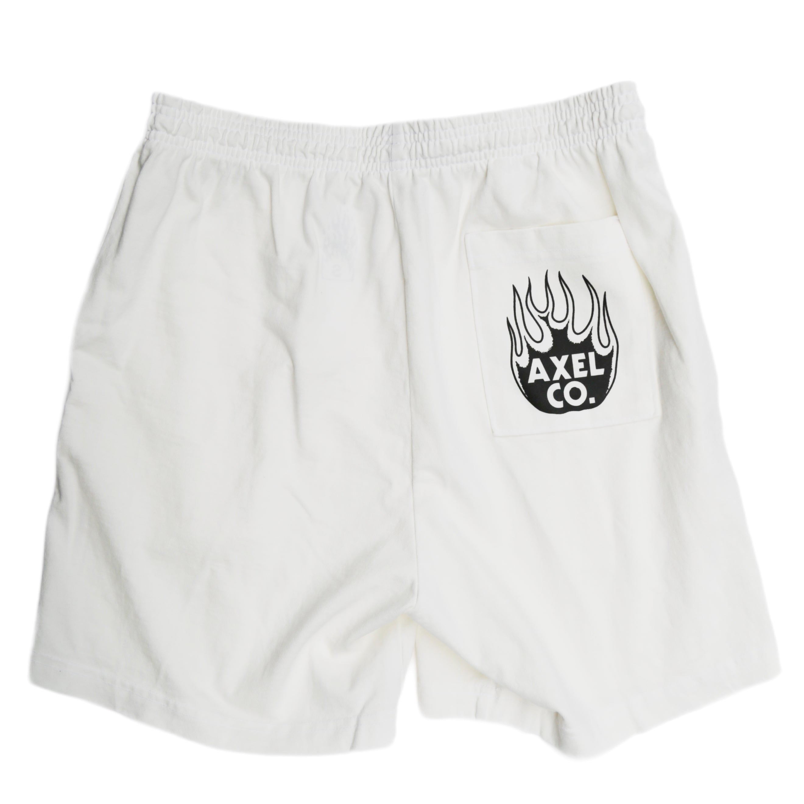 White 2024 comfy shorts