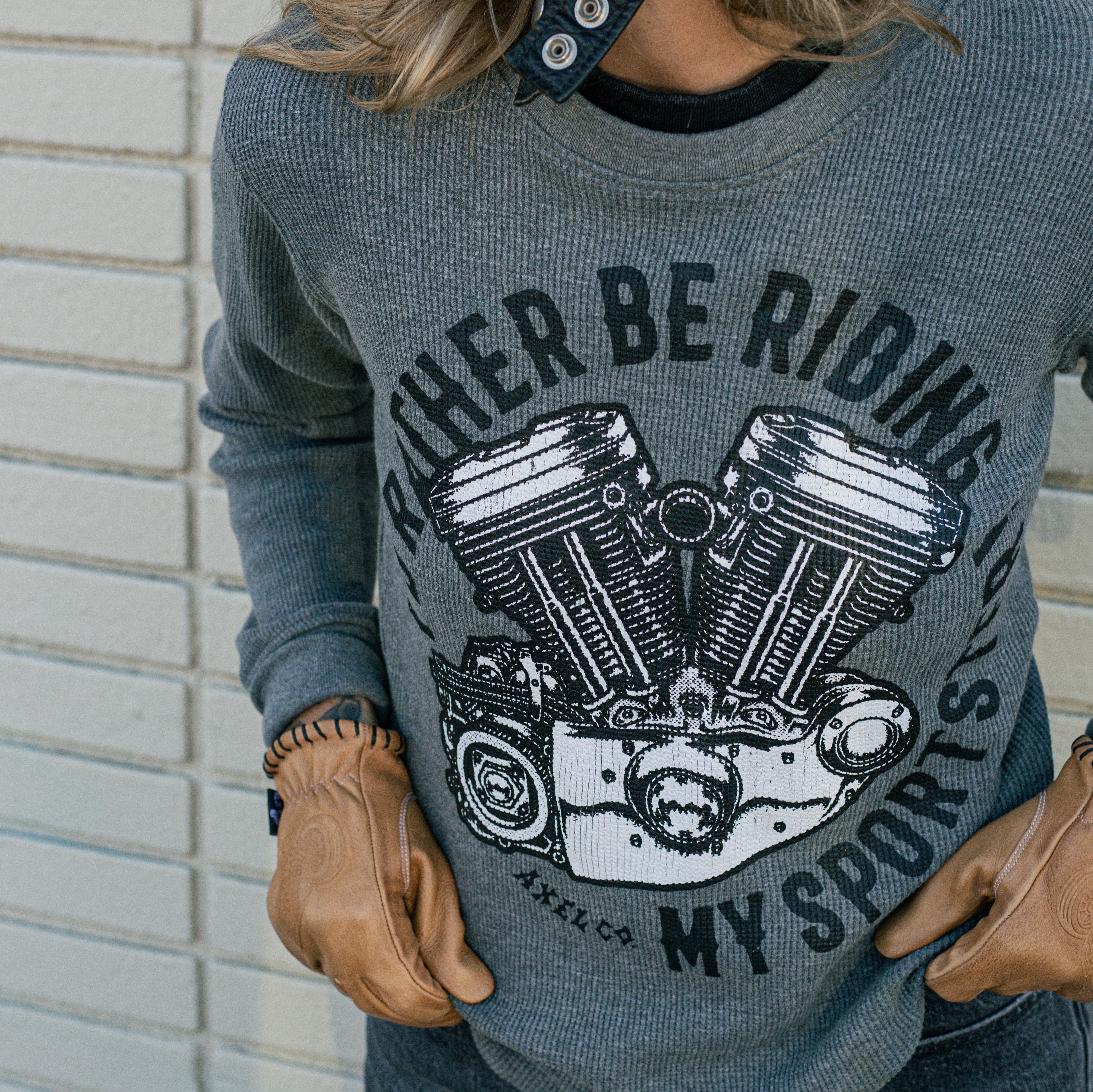 "I'D RATHER BE RIDING MY SPORTSTER" THERMAL