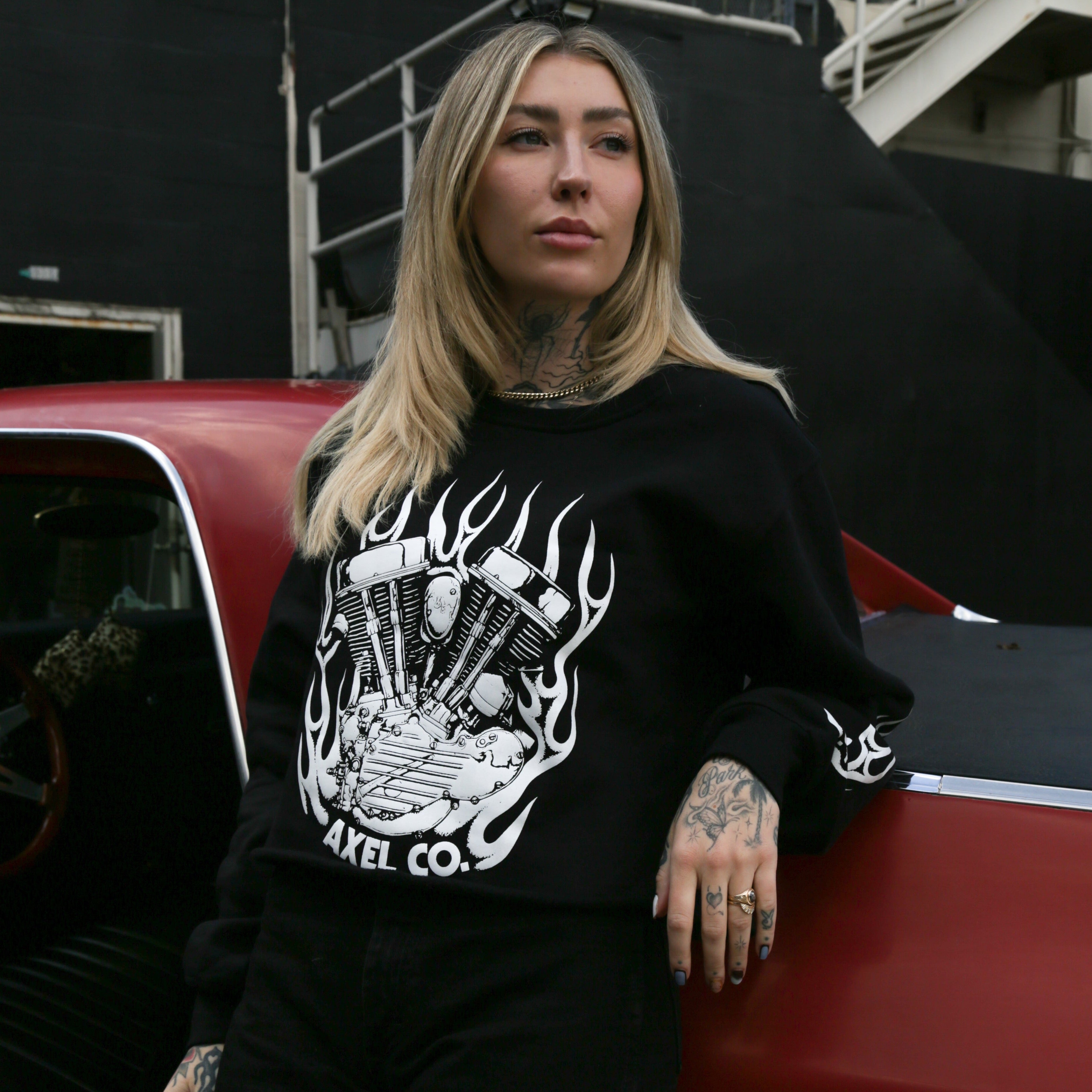 PANHEAD MOTORCYCLE CREWNECK