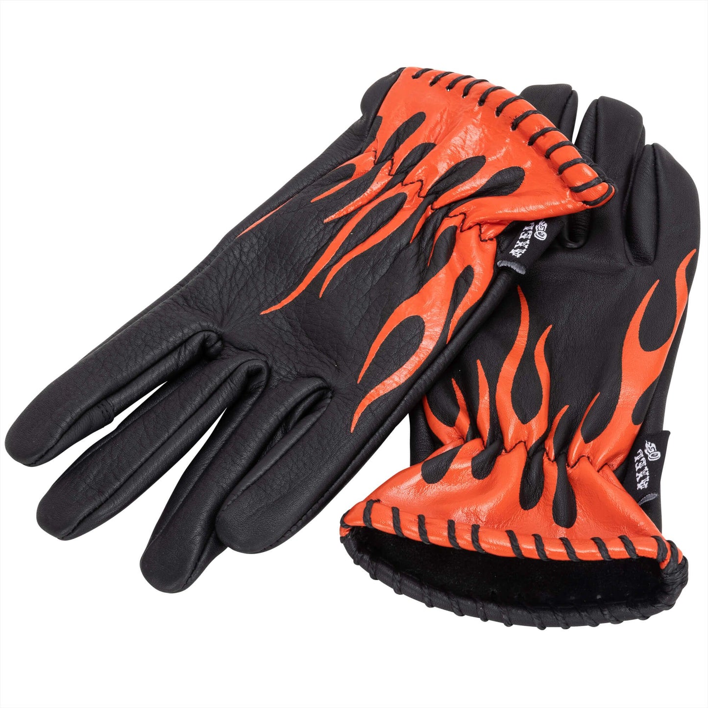 Axel Co Flame Motorcycle Fingerless Gloves – AXEL CO